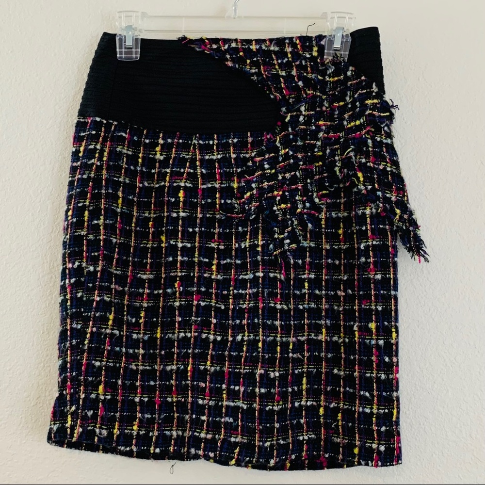 Taikonhu Anthropologie Multicolor Tweed Skirt